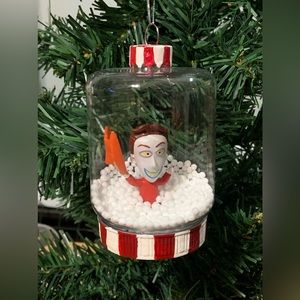 Nightmare Before Christmas Lock Christmas Ornament Faux Snow Globe